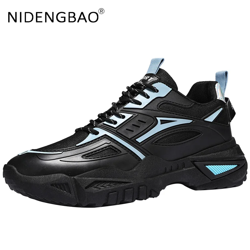 Men's Sneakers Breathable Male Casual Chunky Shoes Outdoor Walking Jogging Sports Shoes Platform Heightening Young Man Footwear
