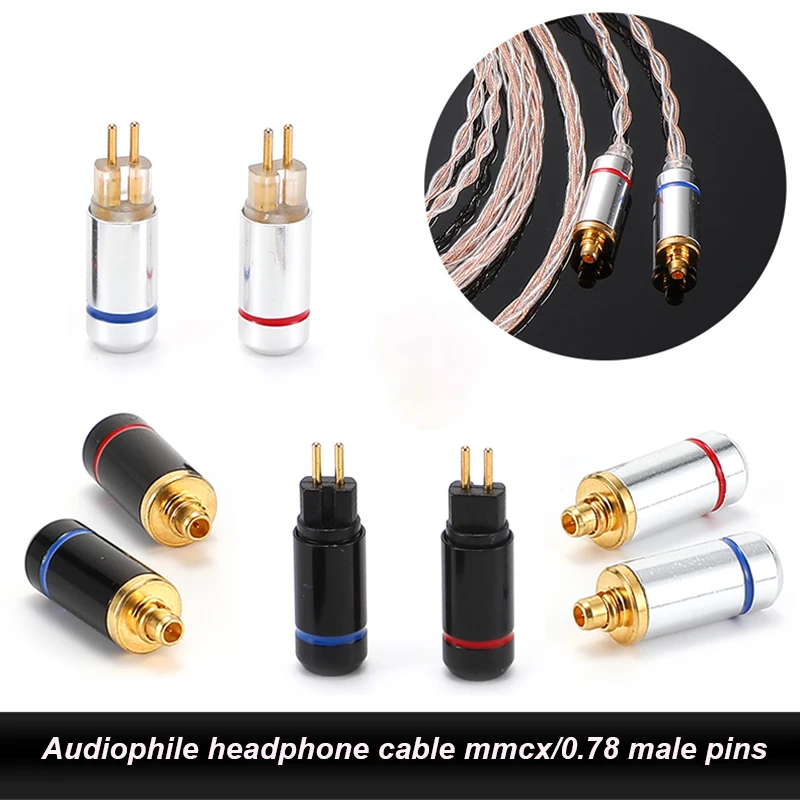 

Audiophile Headphone Cable Splitter Slider Shock Ring MMCX 0.78 Plug SE535/846/425 Headphone Cable Repair DIY Handmade