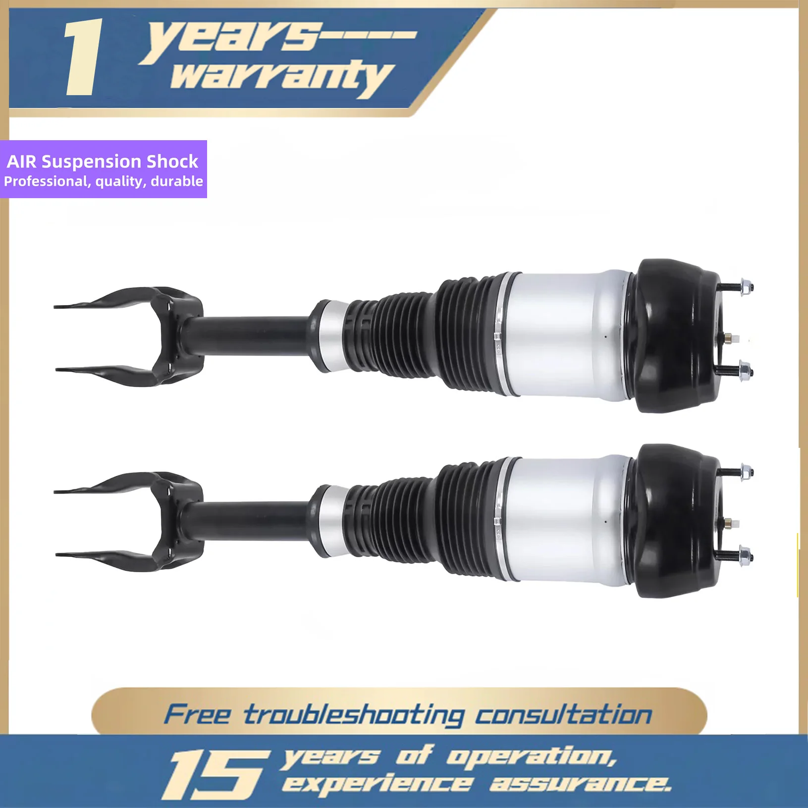 Пара для передней правой/левой воздушной подвески Mercedes-Benz GLE350 GLE400 GLE500 ML550 1663205066