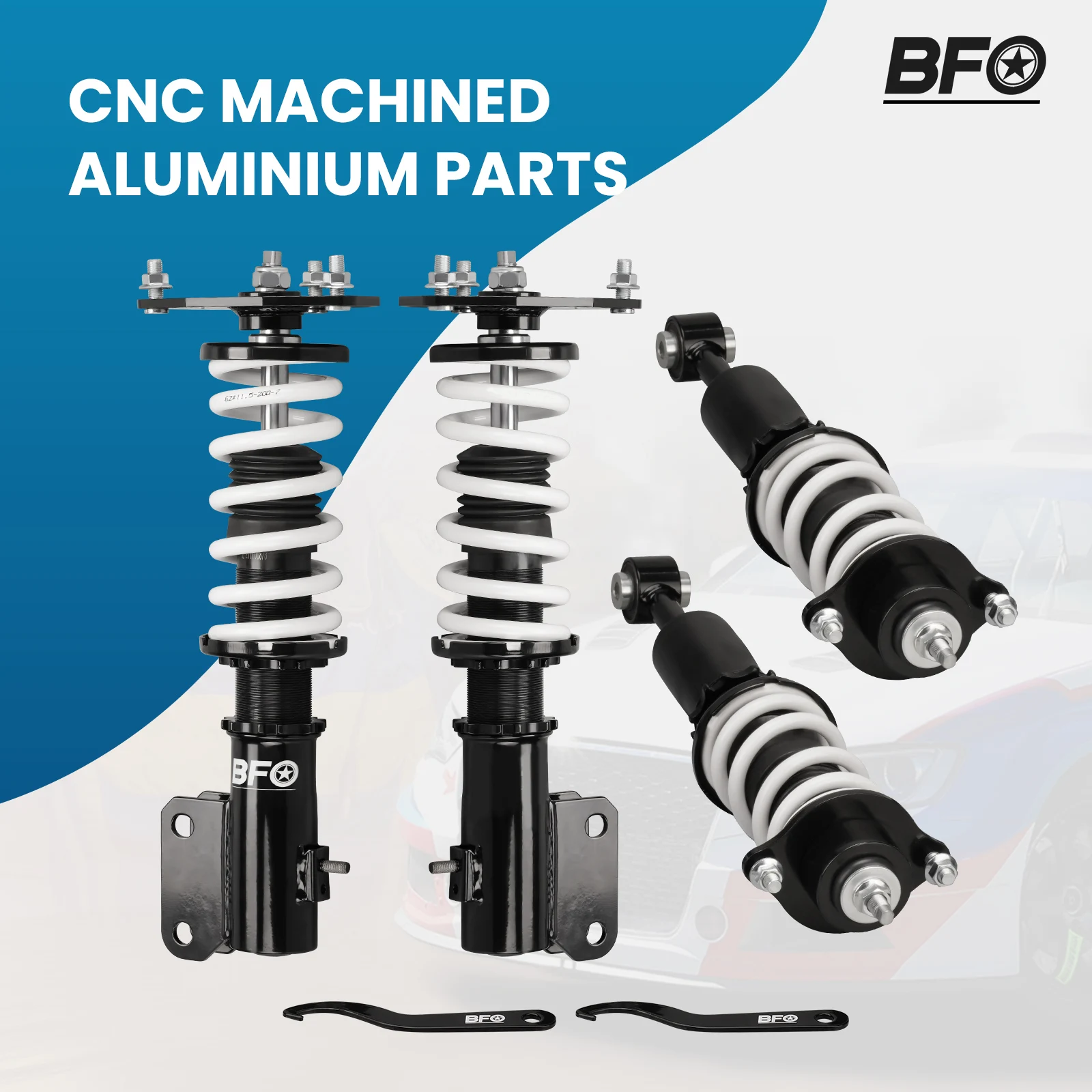 

BFO Coilovers Suspension Shocks For Mitsubishi Lancer CS6A CS7A FWD 2002-06