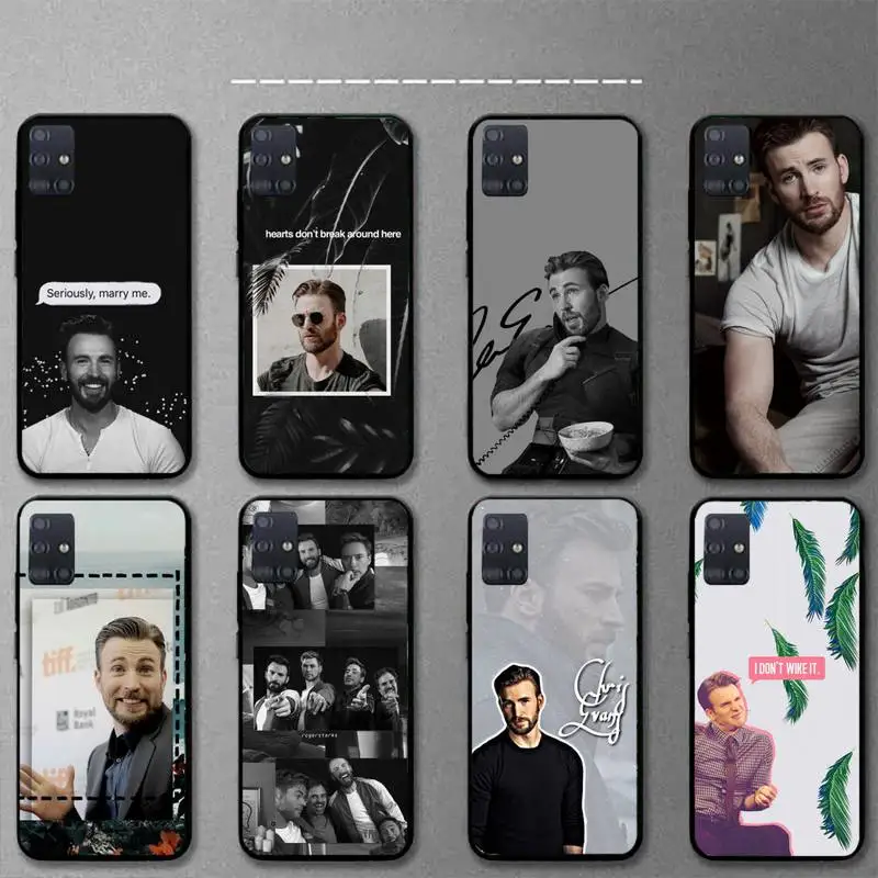 

Чехол для телефона с изображением Криса Эванса для Huawei Y9 Y8 Y7 Nova7 Nova6 Nova5 4G 5G Pro SE 2018 2019, мягкий чехол