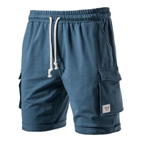 new mens shorts summer british sports pants elastic waist cotton casual shorts 2022 hombres pantalones cortos casuales