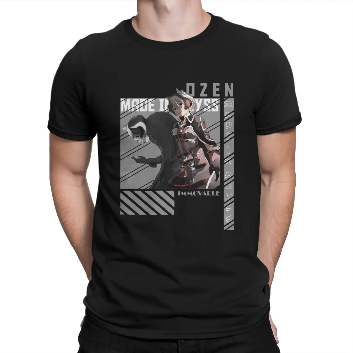 Made In Abyss Creative TShirt for Men Ozen the Immovable Round Neck Basic T Shirt Personalize Gift Clothes OutdoorWear