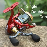 wh fishing reel 2500 4000 7bbs max drag 12kg dlouble handle grip reel for fishing accessories equipment goods spinning reel