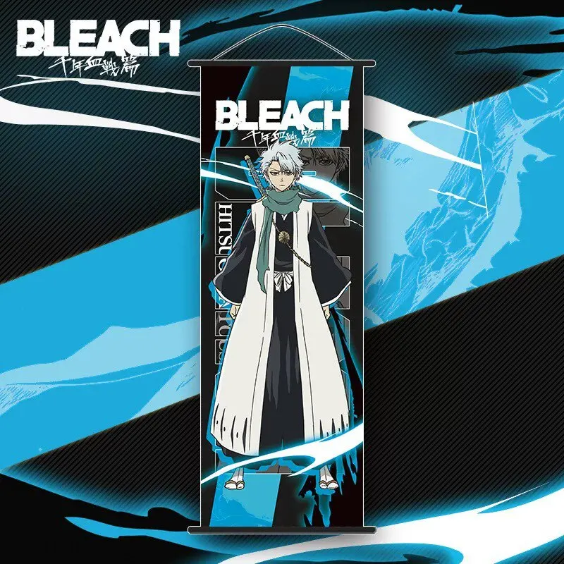 Фото Настенные свитки-постеры BLEACH: Курасаки Ичиго, Рукия Кучики. Аниме-постеры, настенные свитки, декор для комнаты, подарки. №5