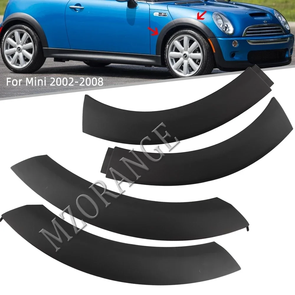 

For BMW Mini Cooper R50 2002-2008 Wheel Arch Trim Eyebrow Upper Fender Rubber Cover Tool Car Fender Parts Exterior Accessories