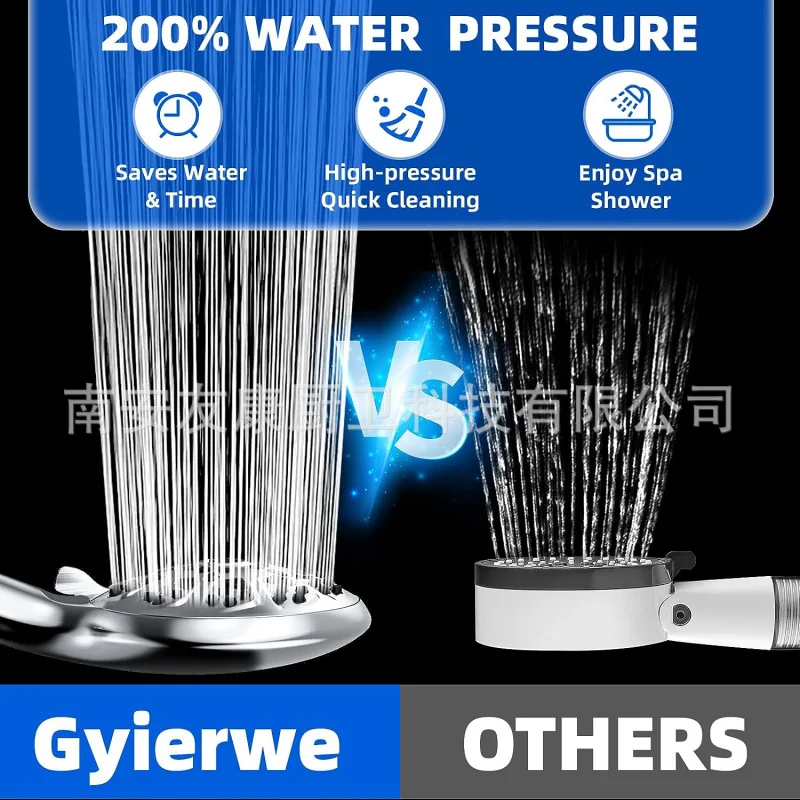 Трансграничный американский душевой костюм гальваническая насадка для душа из