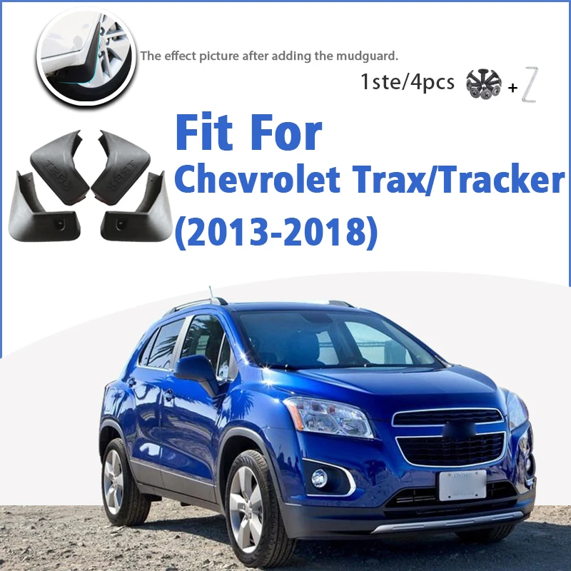 

Брызговик для Chevrolet Trax Tracke 2013-2018 спереди и сзади 4 шт. Брызговики автомобильные аксессуары Auto Styline брызговик крыло