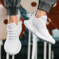 wholesale light sneakers man fashion breathable gym training running shoes men outdoor comfortable jogging sports shoes 35 48
