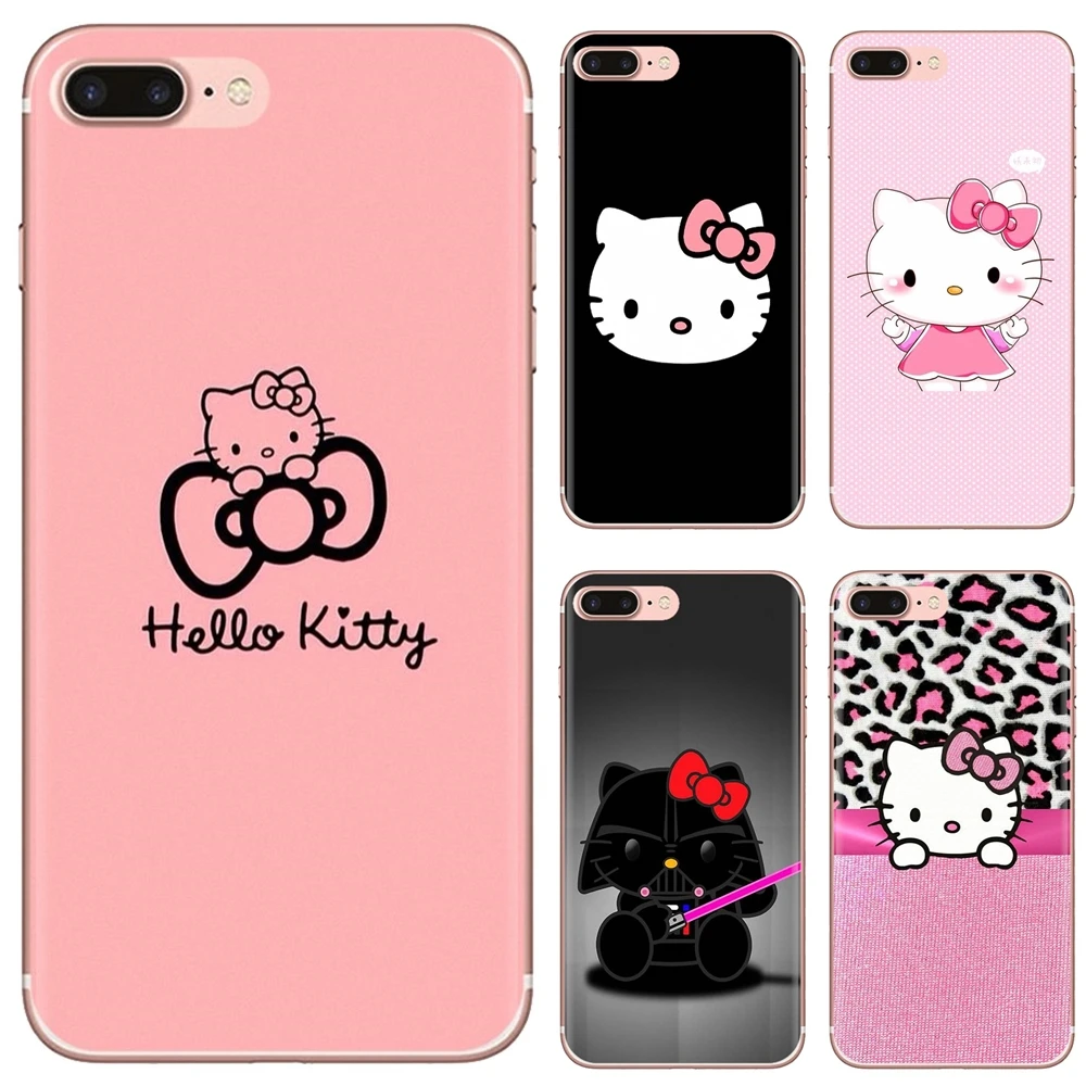 Силиконовый чехол с рисунком hello Kitty для Huawei Honor 6 6A 7 7X 7A 7C 8 8C 8X 9 9X 10 10i 20 Lite Play Pro