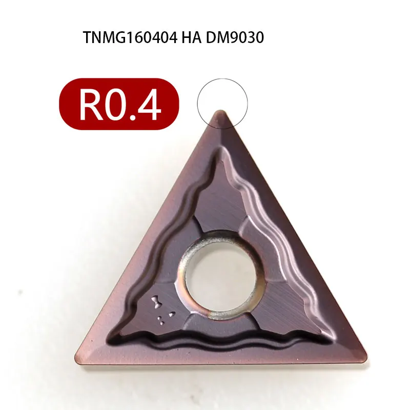 

TNMG160404 Carbide Inserts TNMG160408 TNMG160402 HA MA TM DM9030 Lathes Cutting Turning Tool CNC Cutter TNMG Plate for Metal