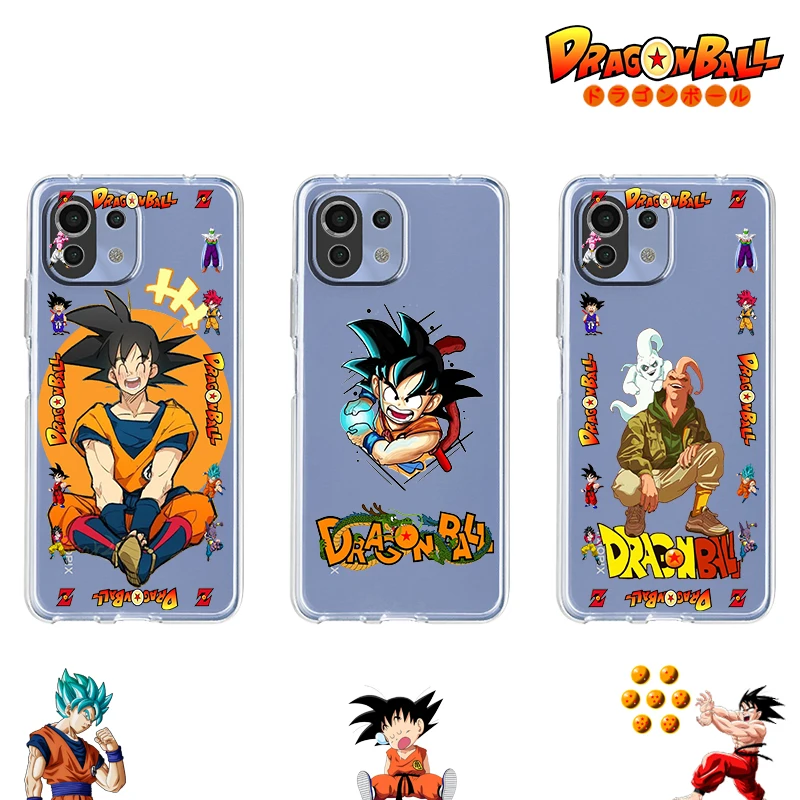 

DBZ GOKU Dragon Ball For Xiaomi 11 11T 10T Note 10 Mi 9T Ultra Pro Lite 5G Silicone Soft Transparent Phone Case Cover Coque Capa