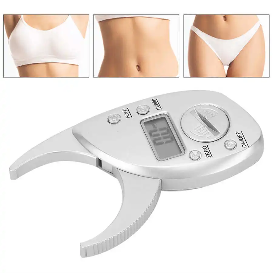 

Body Fat Caliper Tester Scales Fitness Monitors Analyzer Digital Skinfold Slimming Measuring instruments Electronic Fat Measure