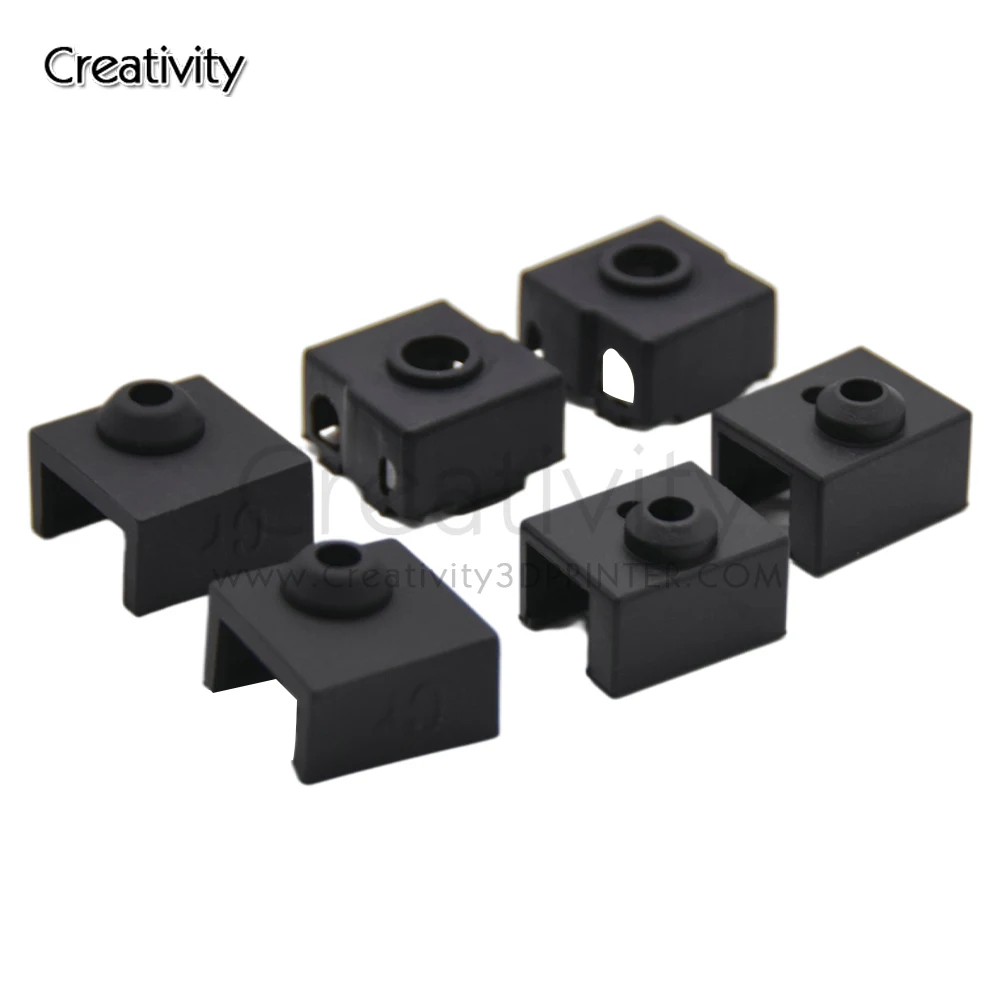 

3/5/10 PCS Heater Block Silicone Cover MK7/MK8/MK9 Hotend For Ender-3 S1/Ender-3 S1 Pro/CR-6 SE/Ender-3/CR10