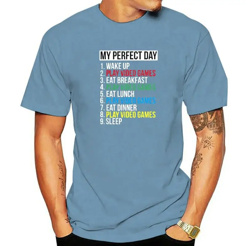 

Забавная футболка My Perfect Day для видеоигр