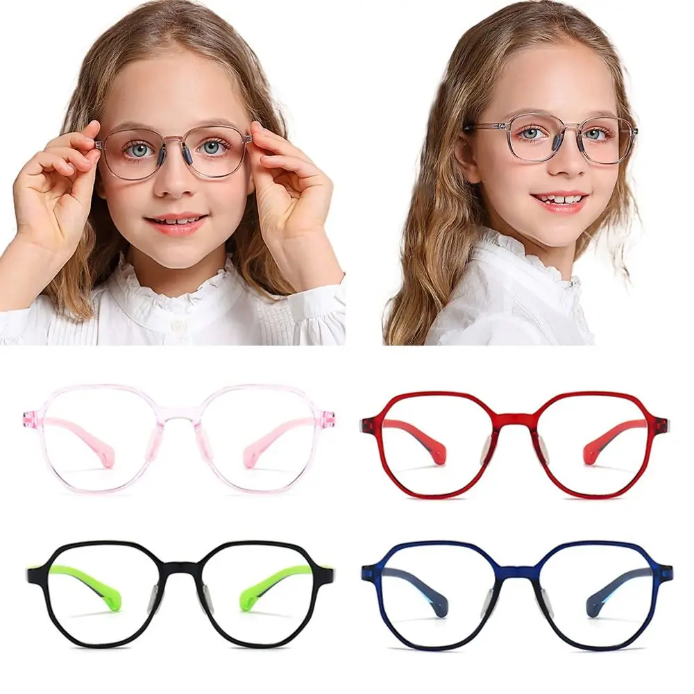 

Eye Protection Kids Glasses Anti-blue Light Computer Comfortable Eyeglasses TR90 Online Classes Ultra Light Frame