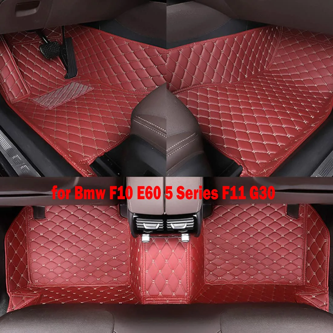 

CRLCRT высококачественные кожаные автомобильные коврики для Bmw F10 E60 5 серии F11 G30 G31 E39 E61 F07 F18 G38 520i 530i 535i 540i автомобильные Acce
