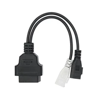 2p2p to 16pin obd2 cable vag adapter for audi 2x2 obd1 obd2 car diagnostic cable 2p2p to 16pin female connector for vwskoda