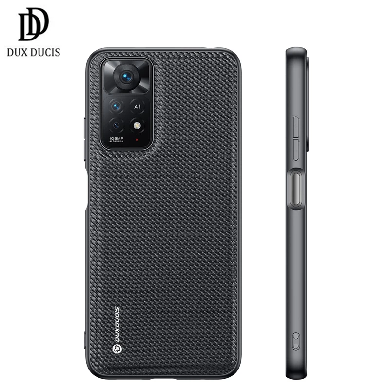 

Чехол для Xiaomi Redmi Note 11 11s Global, модный тканый нейлоновый бампер из ТПУ, задняя крышка для Note 11 Pro 5G Dux Ducis