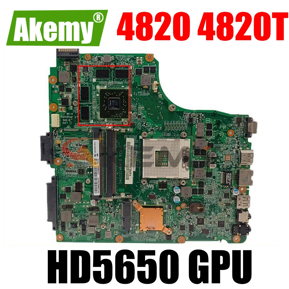 

Материнская плата для ноутбука Acer 4820 4820T DA0ZQ1MB8D0 DA0ZQ1MB8F0 GPU HD5650 была на 100% полностью протестирована