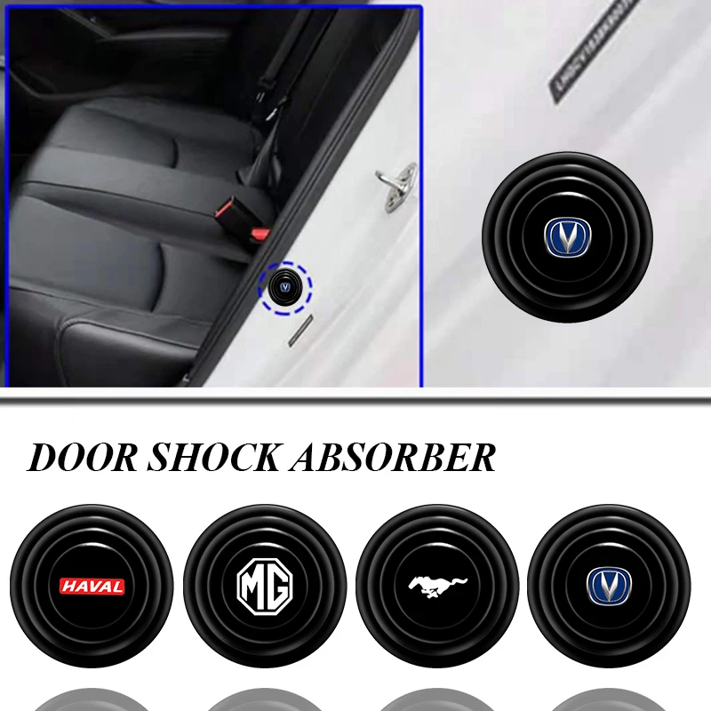 

4pcs Car door hood trunk shock absorber cushion For Honda Civic XR-V HR-V City Accord Odyssey Spirior CRV Jazz emblems Auto