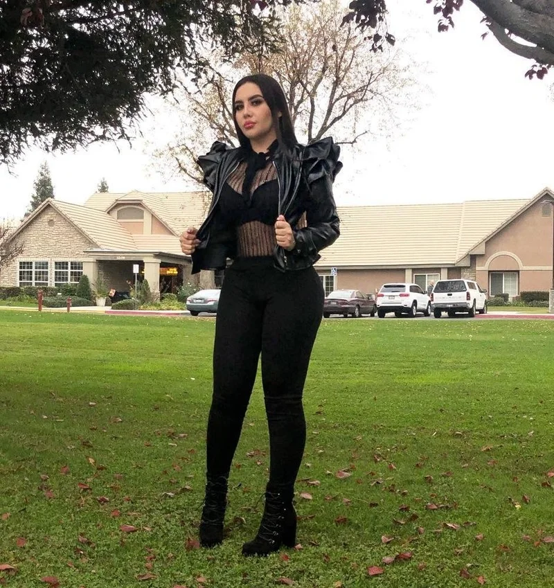 Fashion Casual Womens Ruffled Leather Coat Solid Faux Fur Coat Women Jacket