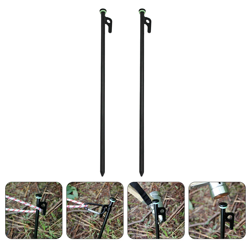 

Tent Pegs Stakes Stake Camping Irrigation Hose Fabric Netting Canopy Aluminum Garden Steel Ground Nail Supply