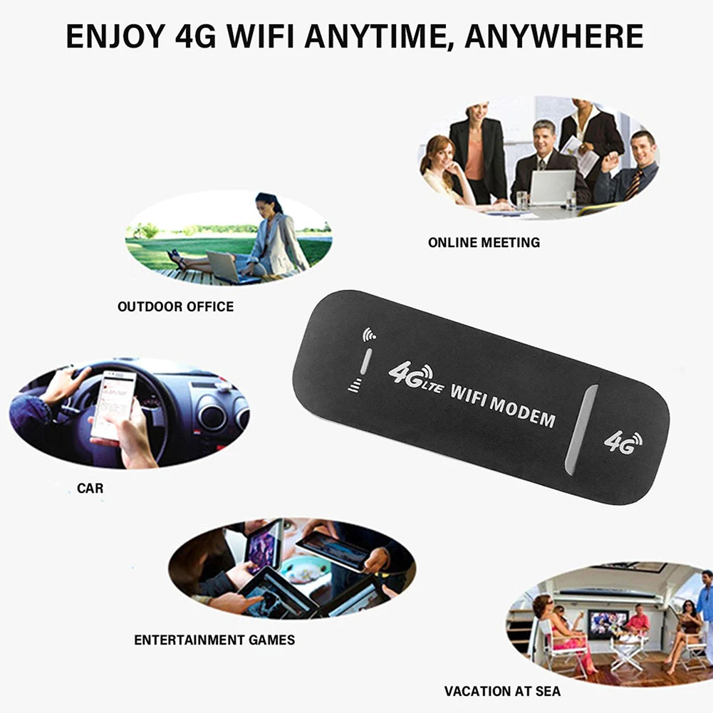 

New 4G Wifi LTE USB Dongle Wireless Mobile Broadband 150Mbps Modem Stick Sim Card Wireless Router USB 150Mbps Modem Stick