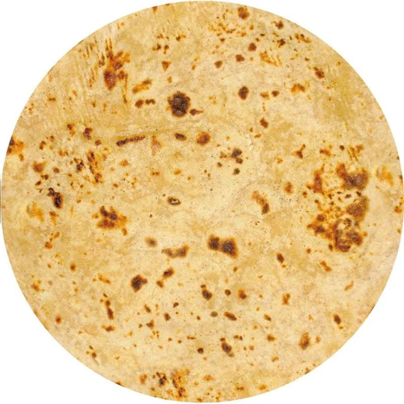 

Фланелевое одеяло с принтом едой