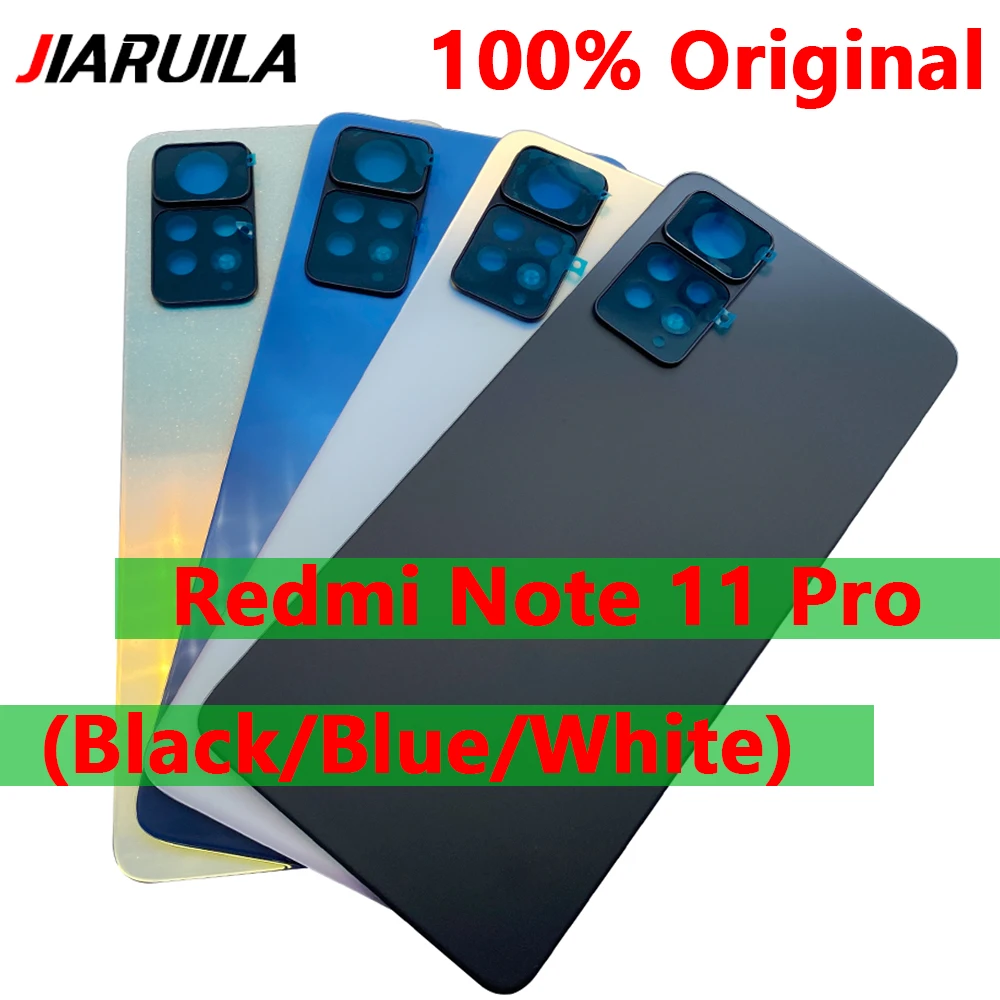 Оригинальная задняя крышка корпуса для Xiaomi Redmi Note 11 Pro Крышка батарейного отсека 5G