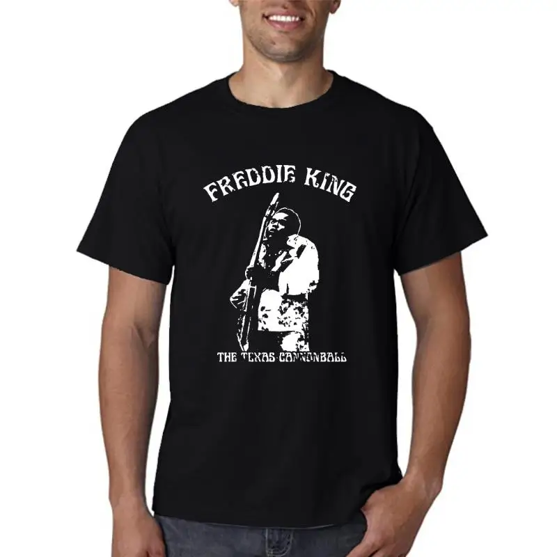 

Футболка Freddie King с изображением гитары, черного цвета, размеры S XL