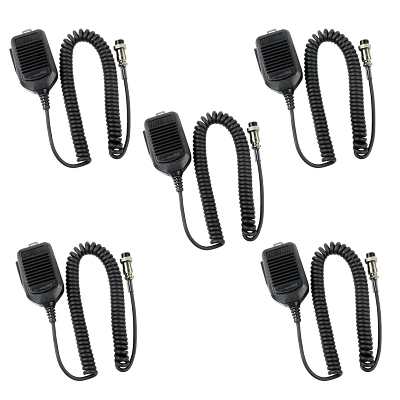 

5X HM-36 Hand Speaker Mic Microphone For ICOM Radio IC-718 IC-78 IC-765 IC-761 IC-7200 IC-7600