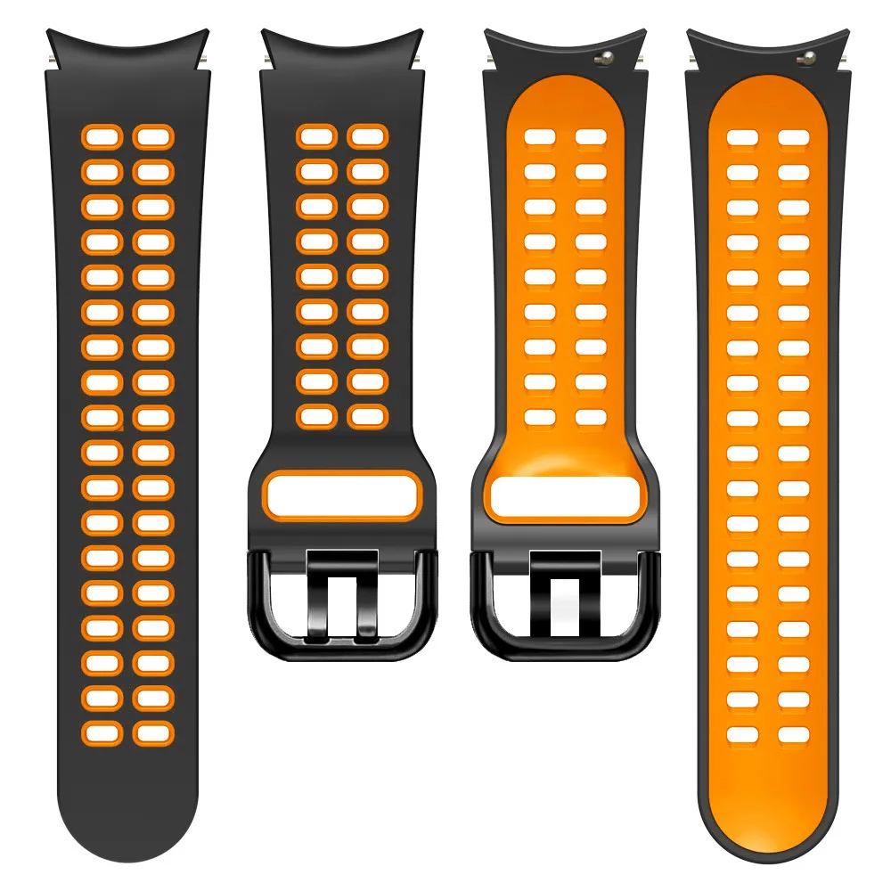 Sport Band For Samsung Galaxy Watch 4 Classic 46mm 42mm / 44mm 42mm Smartwatch Silicone Strap Replacement Watchband Bracelet
