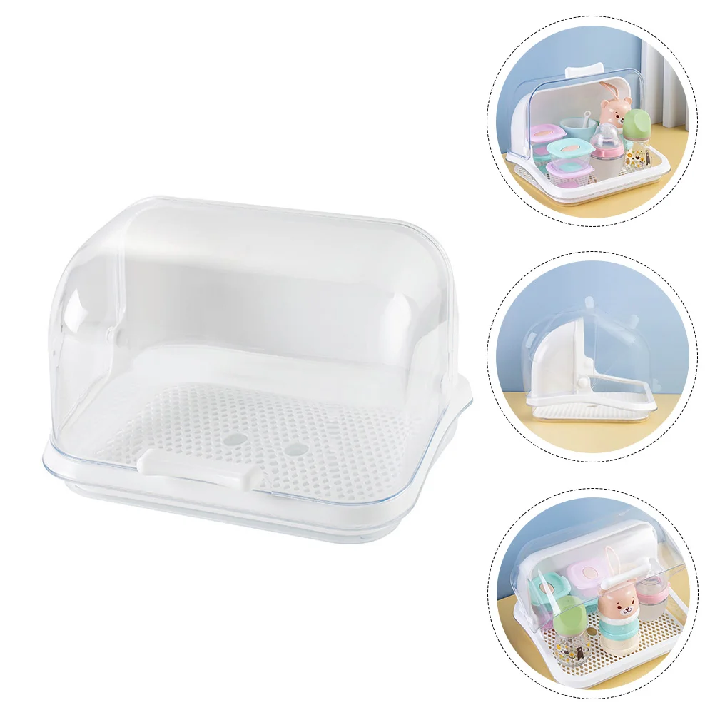 

Pastry Storage Box Baby Bottle Holder Infant Tableware Supplies Bottles Drainer Water Cup Organizer Portable Dryers