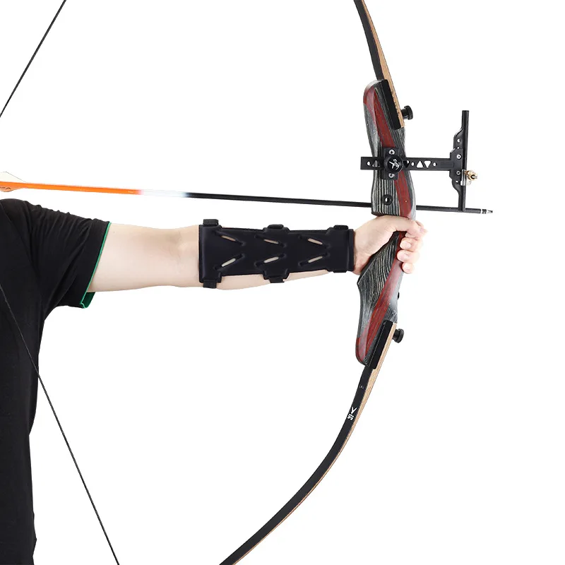 

Лидер продаж, стрельба из лука, армированный лук, стрельба, охота, защита на руку с 2-мя ремнями, защита