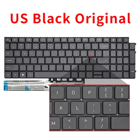 НОВАЯ Клавиатура с подсветкой в Бразилии и Испании для Dell Latitude 3520 3530, Vostro 3510 3515 3520 3525 P112F, 5510 5515 7510 5620 5625