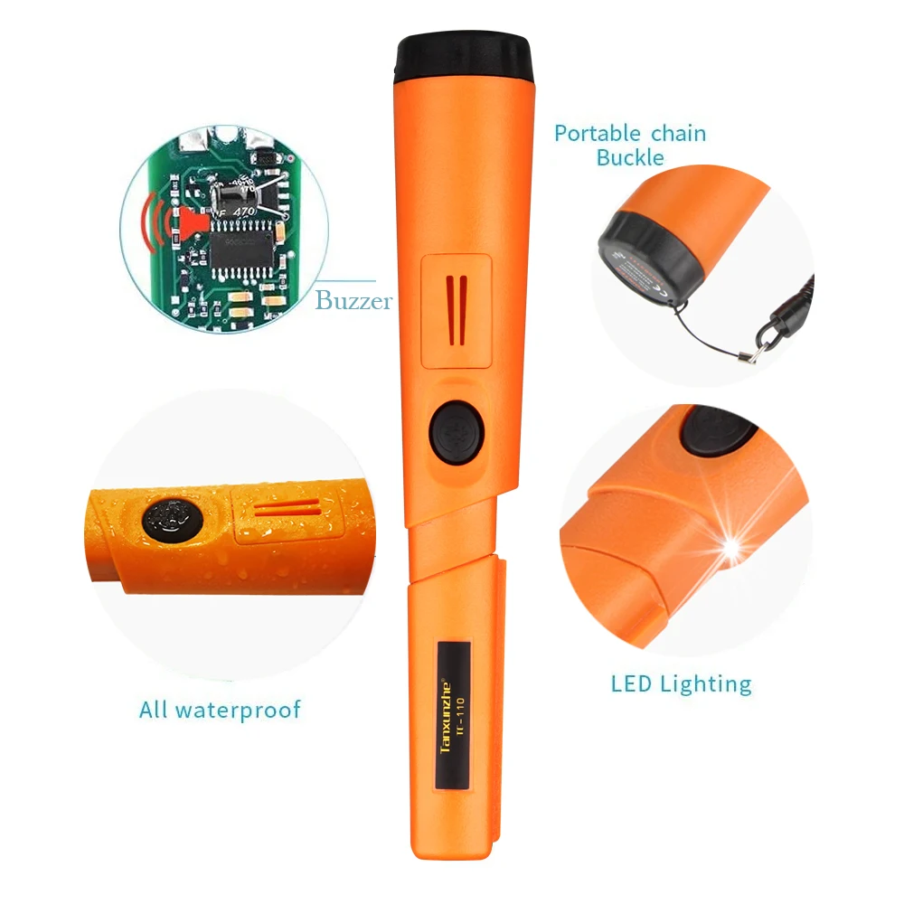 TC-110 ручной металлоискатель Pinpoint GP-pointer одна клавиша защита от минерализованной