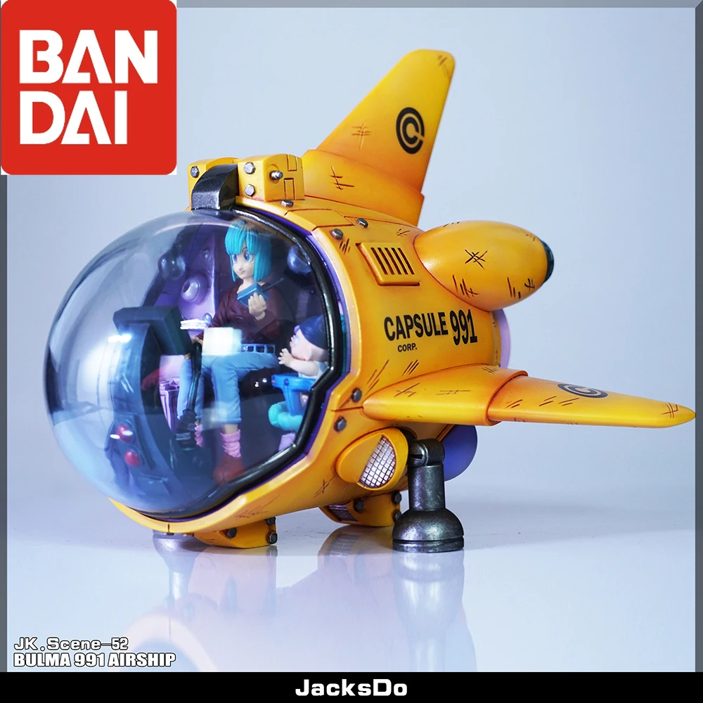 

Original Jacksdo Dbz Dragon Ball Shf Bulma 991Spaceship Gk Anime Model Collectible Toys Action Doll Tide Play Children's Gift