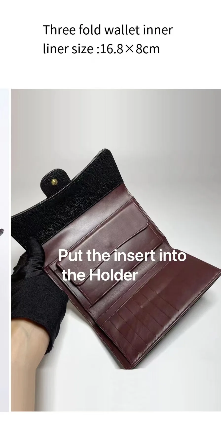 Держатель для карт и цепочка трансформации вашего трехскладного кошелька