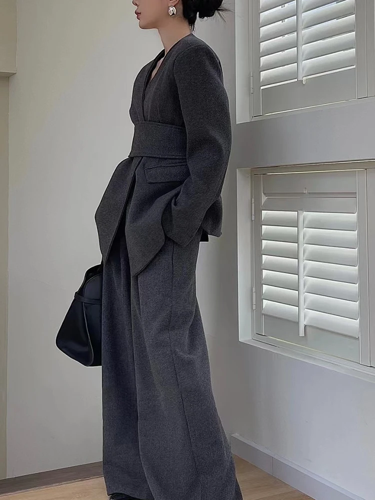 BZVW Повседневный комплект из двух предметов женский однотонный пиджак с