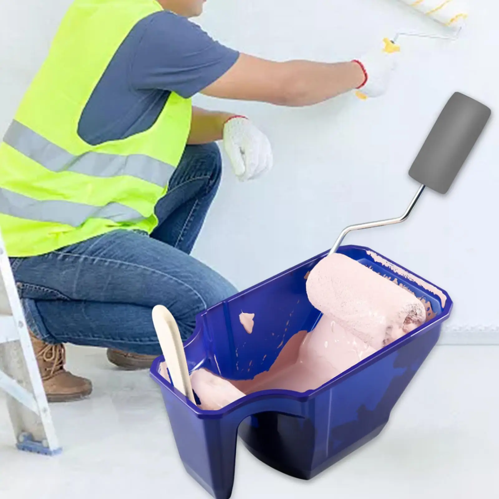 

Стакан для краски, держатель ролика для чистки стен своими руками для домашней краски