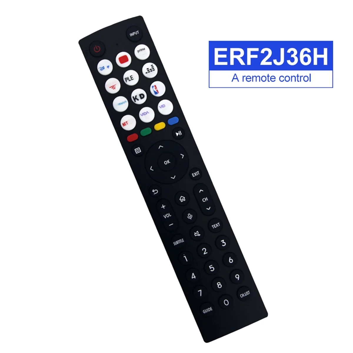 ERF2J36H Пульт дистанционного управления без голосовой замены для Hisense Smart TV 43A6K A22443H