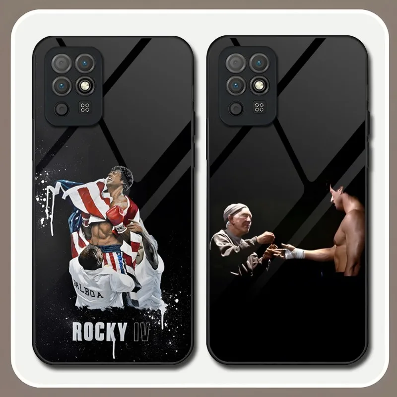 

Rocky Balboa Phone Case Tempered Glass For Huawei P30 P40 P50 P20 P9 Smartp Z Pro Plus 2019 2021 Rich And Colorful Cover