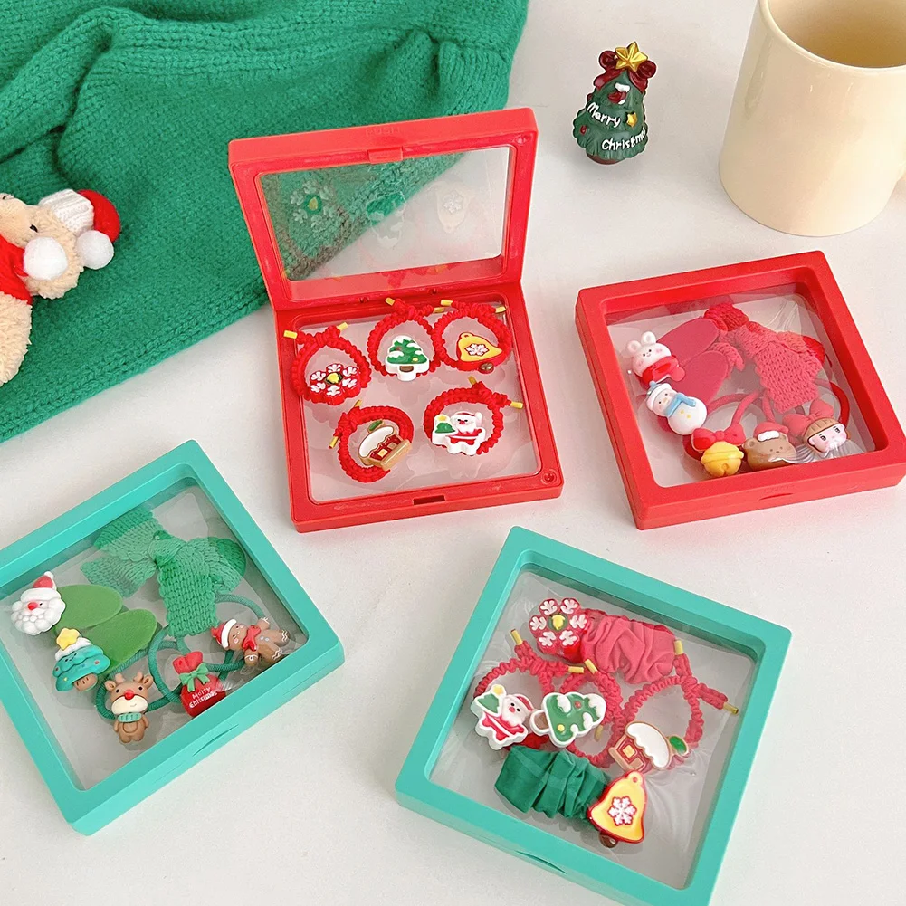 

Детская резинка для волос, резинка для волос, резинки для волос, Набор рождественских резинок для волос, резинка для волос с Санта-Клаусом, держатель для хвоста