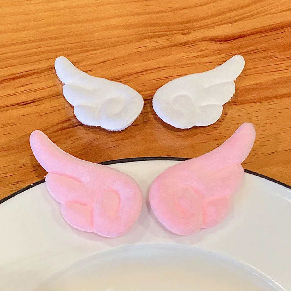 1 пара новые милые заколки для волос с крыльями ангела Мультяшные плюшевые