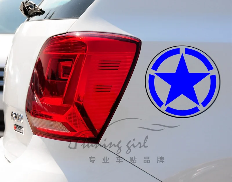 Автомобильные наклейки пятиконечная звезда пентаграмма военная армия