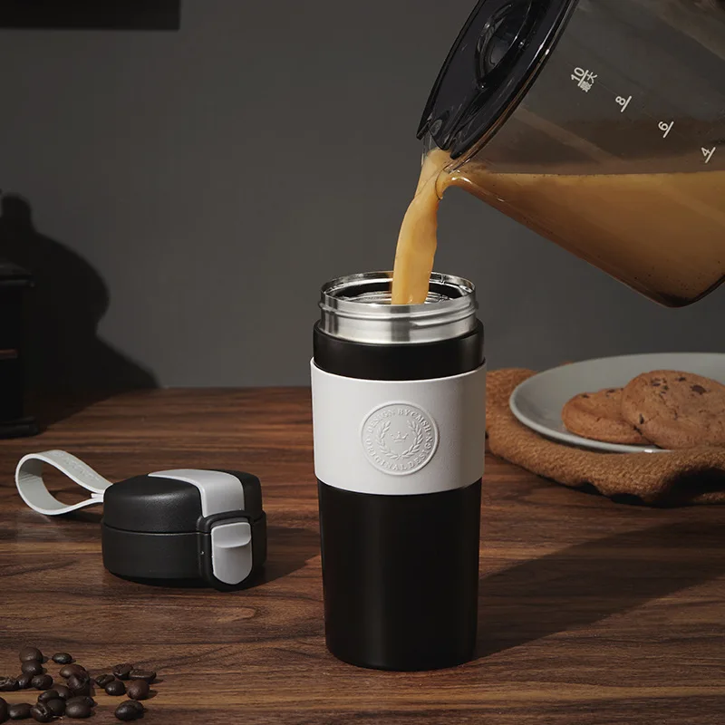 

Stainless Steel Coffee Thermos Mug 400ML Multipurpose Portable Car Vacuum Flasks Cup Fitness Running Gym Sport Water Bottler