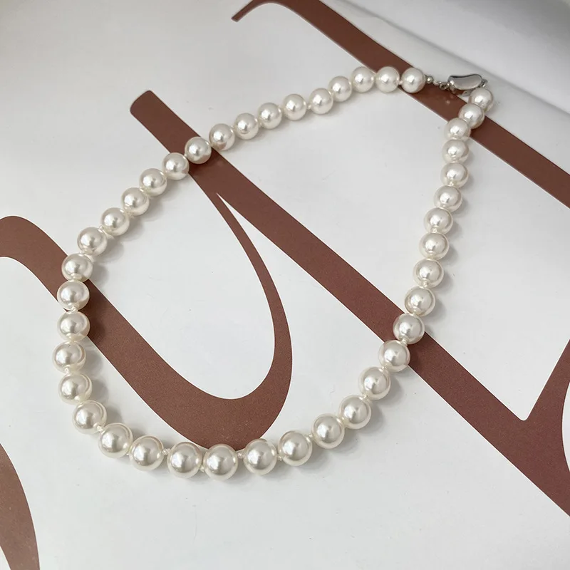 24Новое жемчужное ожерелье Shijia женское многослойное двойное длинное