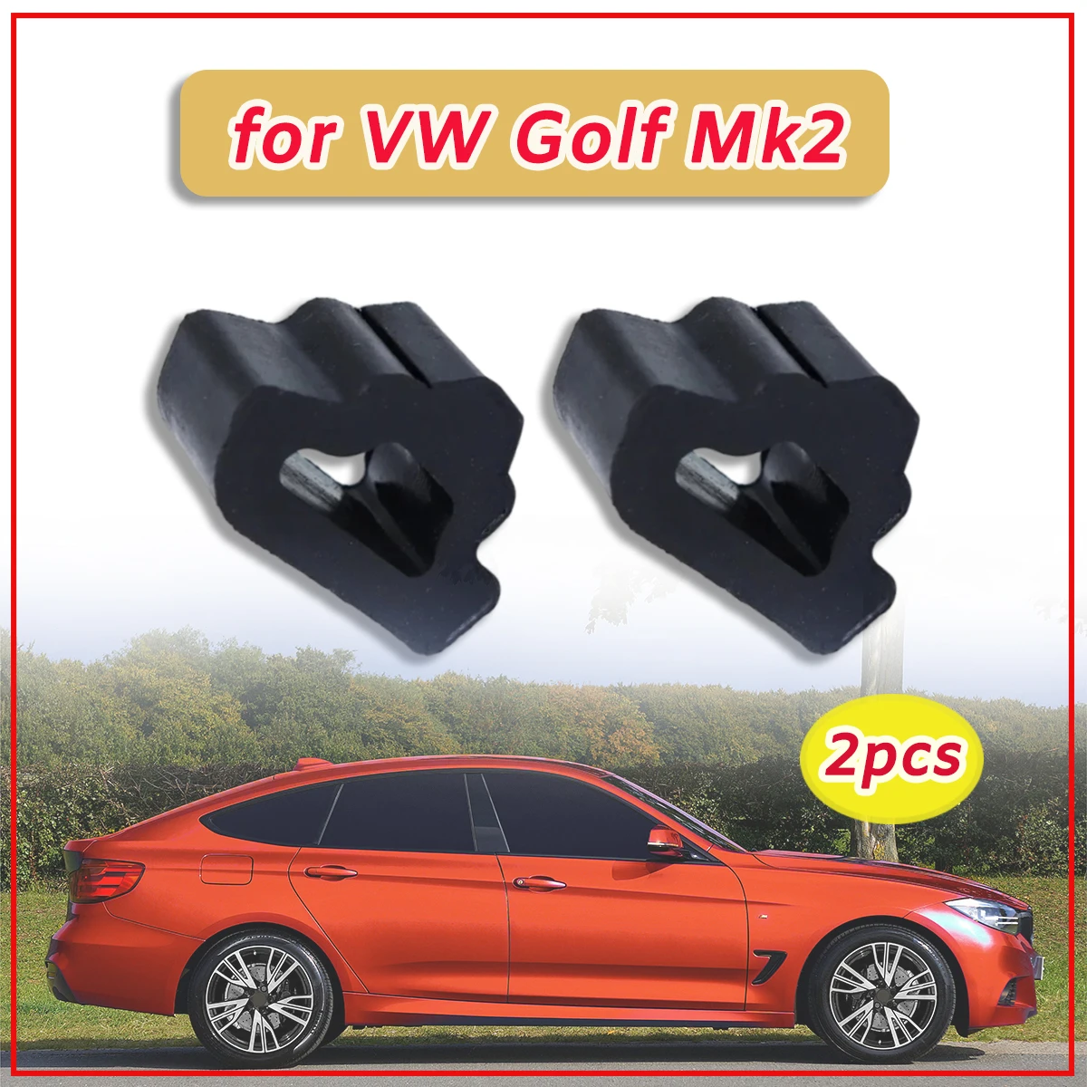 2 шт. направляющая крыла капота резиновое крепление для VW Golf Mk2 стопорные буферы