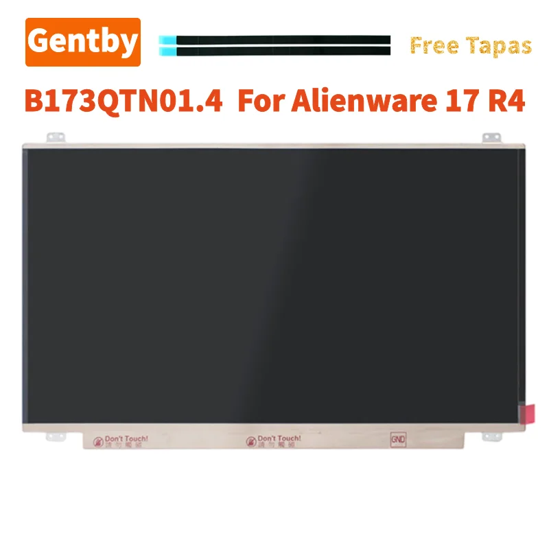 

17,3 дюймовый B173QTN01.4 для монитора ноутбука Alienware 17 R4 120 Гц, ЖК-экран, панель дисплея 2560x1440 WQHD 40 контактов 3D 72% NTSC